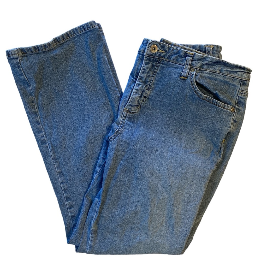 ST. JOHN’S BAY- Bootcut Stretchy Jeans- Sz 14S/P EUC